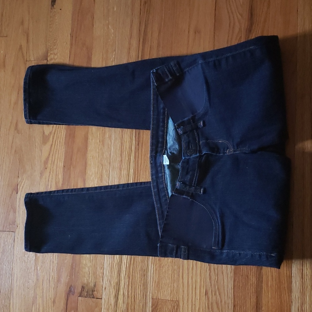 Old Navy Dark Denim 6 Short Skinny Maternity 6 Short